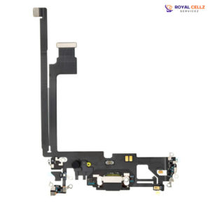 Charge Port Flex Cable With Microphone For Apple iPhone 12 Pro Max - Graphite (Aftermarket Quality)