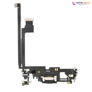 Replacement Charging Charge Port Flex Cable With Microphone For Apple iPhone 12 Pro Max - Graphite (Premium Quality)
